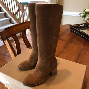 Lucky Brand Ritten Womens Suede Knee High Boots
